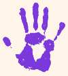 purple hand purple hand