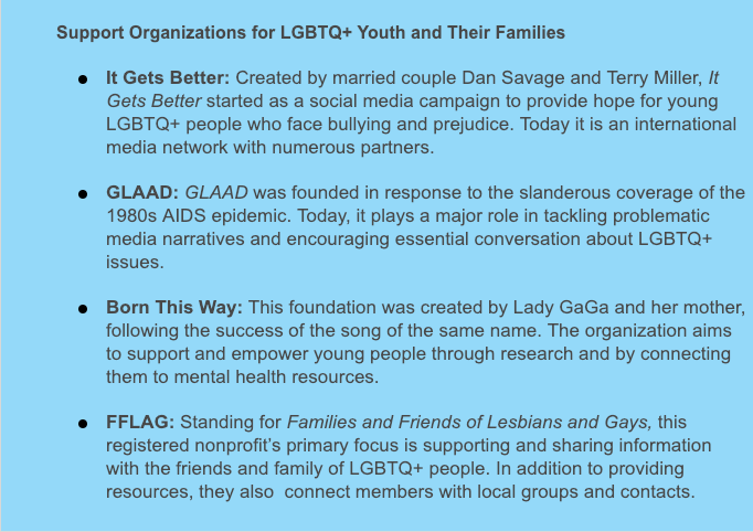 GLBT Support Organizations